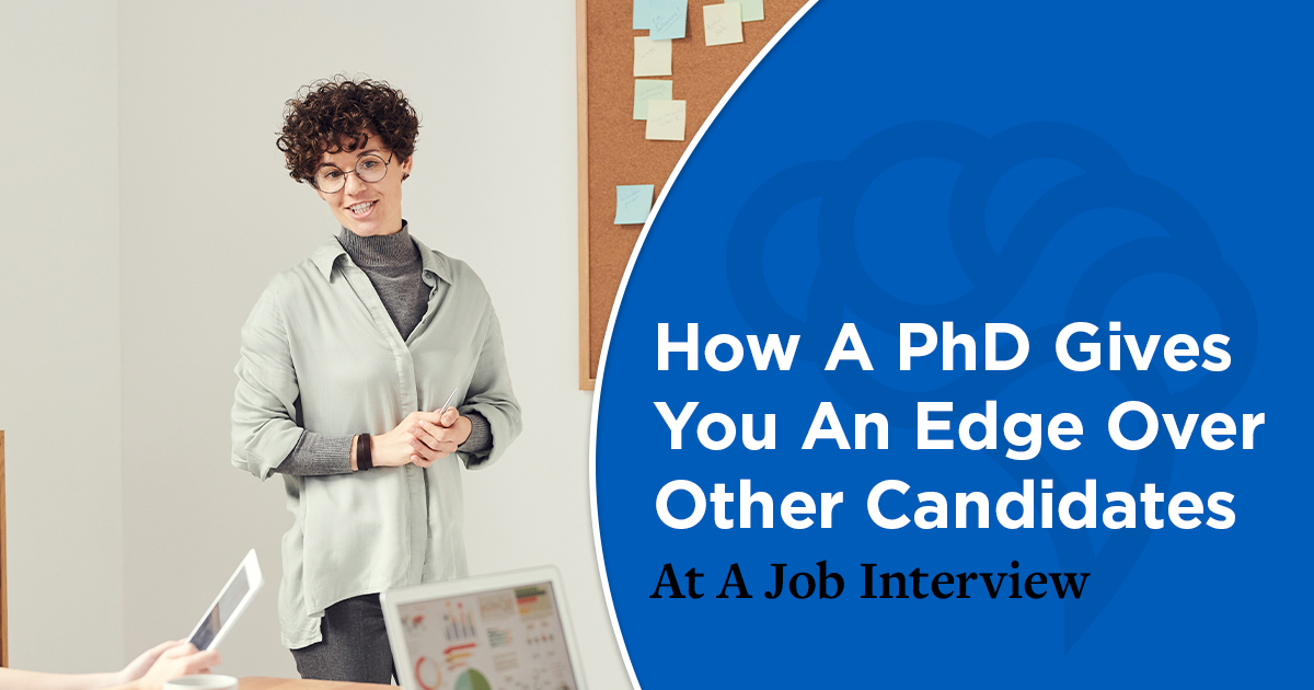 A PhD scholar choosing between an academic career and an industry career.