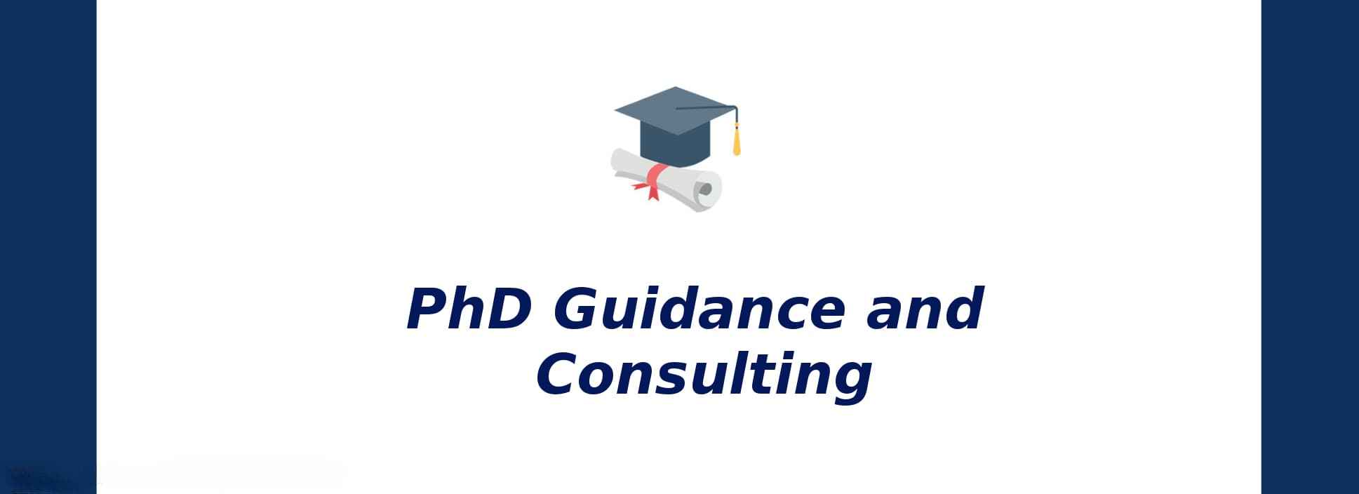 Academic consultant providing professional PhD research consulting to a doctoral candidate.